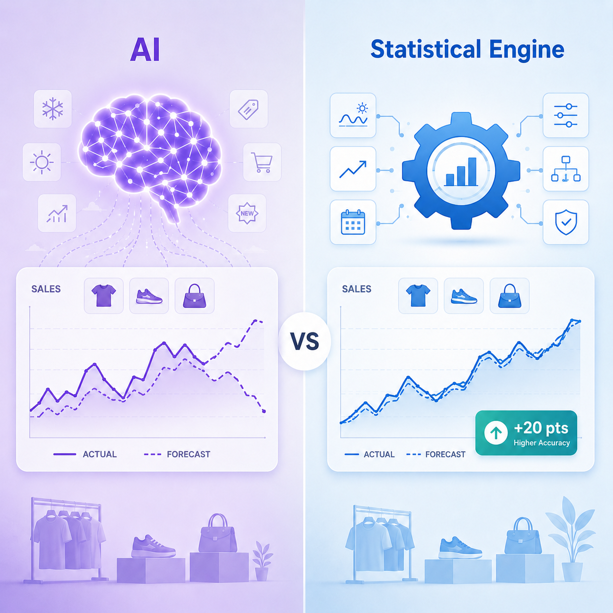 AI vs. Our Expert-Built Forecasting Engine: What We Learned After a Year of Testing